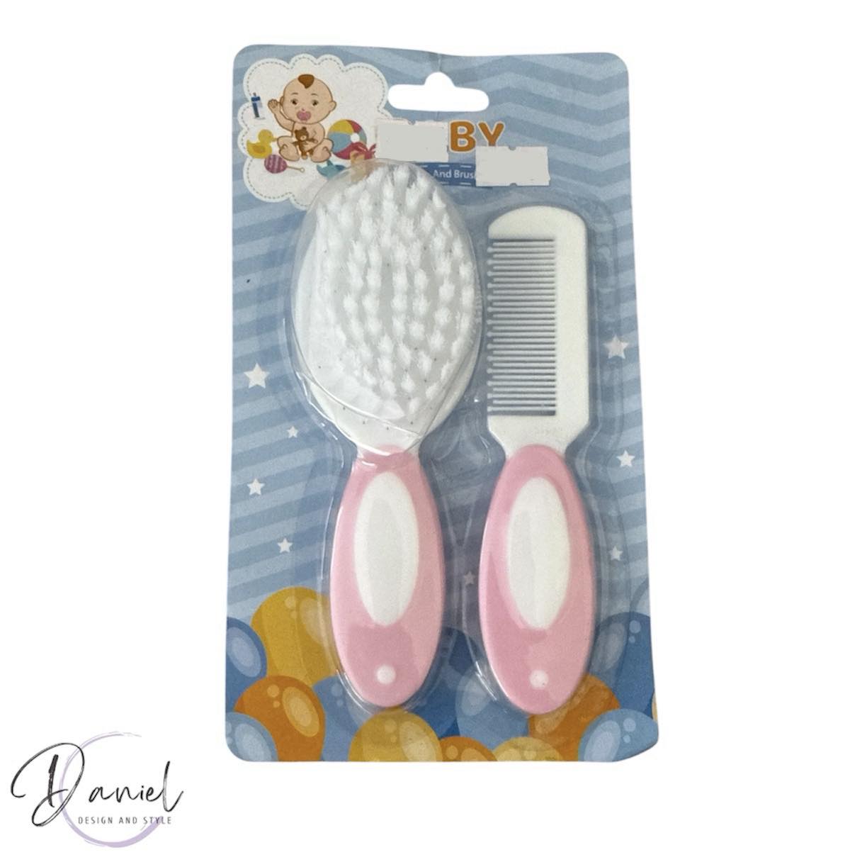 Бебешки комплект – гребен и четка