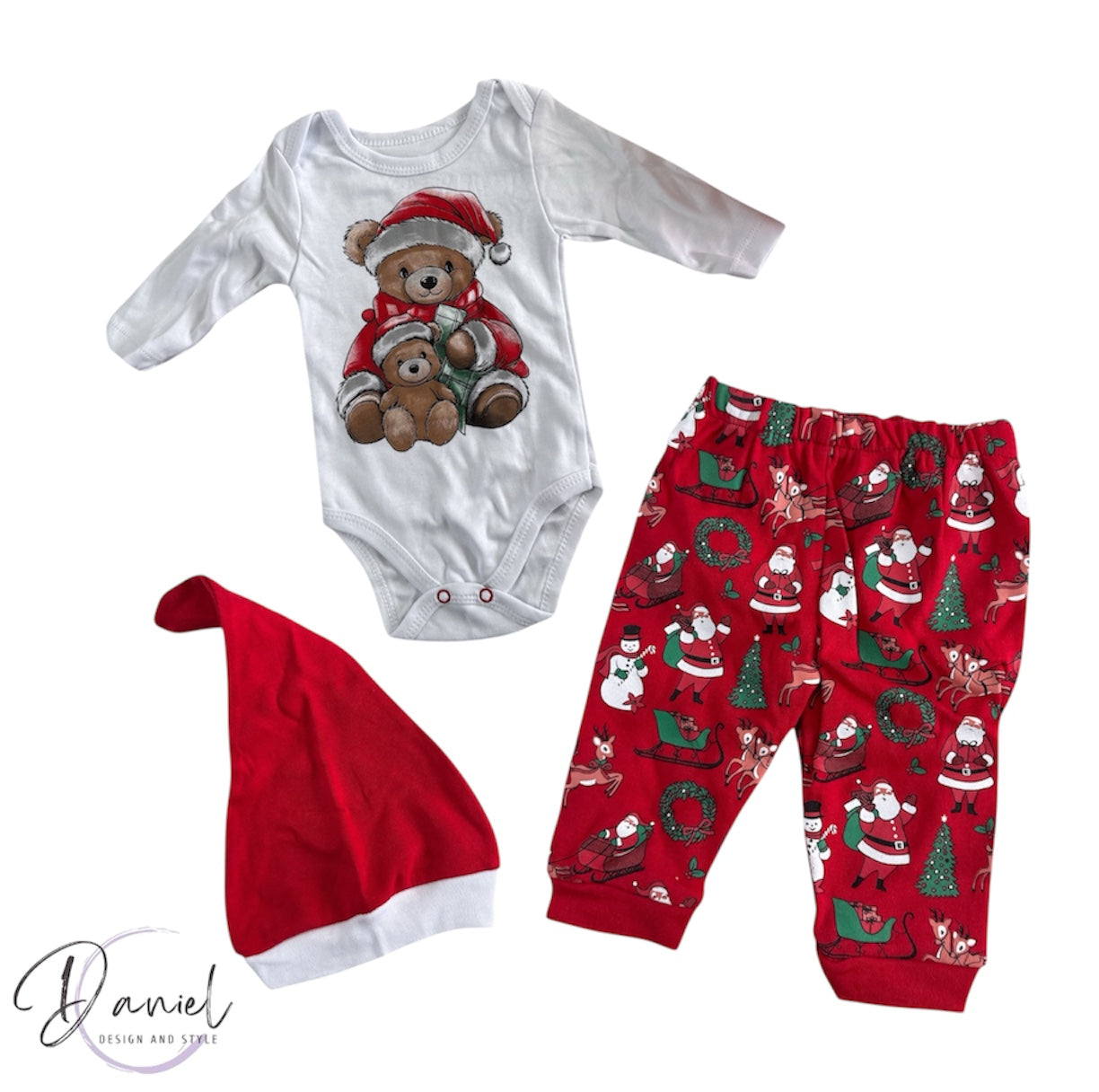Бебешки коледен комплект