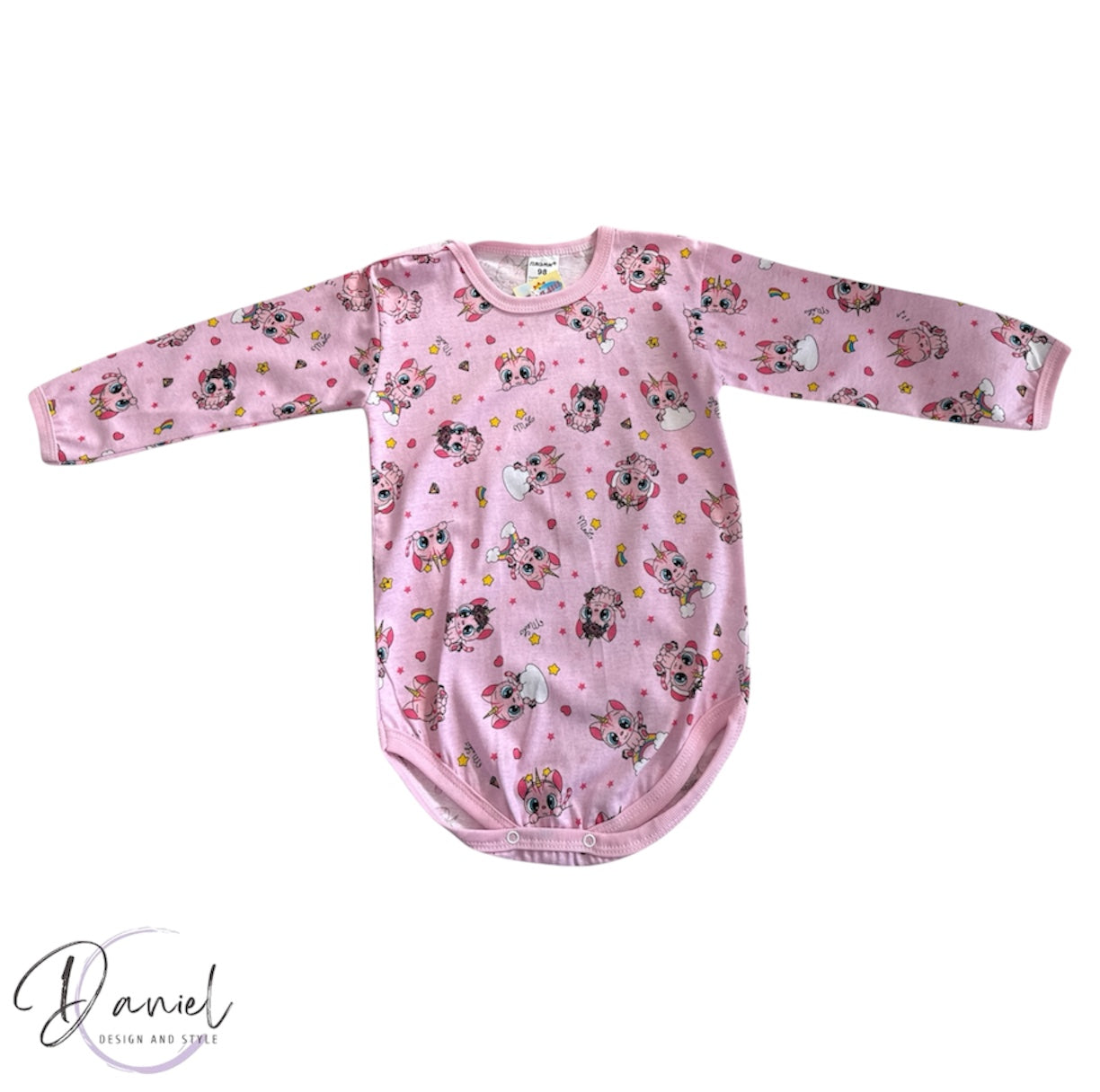 Бебешко боди с дълъг ръкав