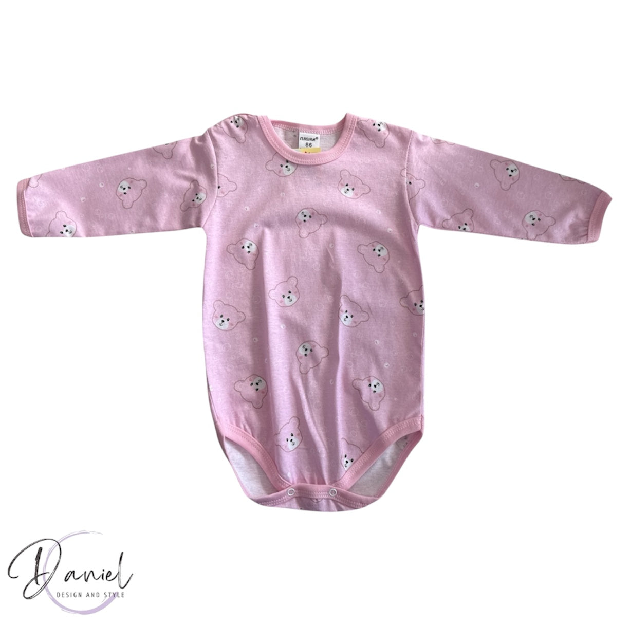 Бебешко боди с дълъг ръкав