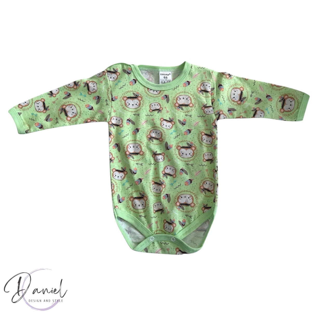 Бебешко боди с дълъг ръкав